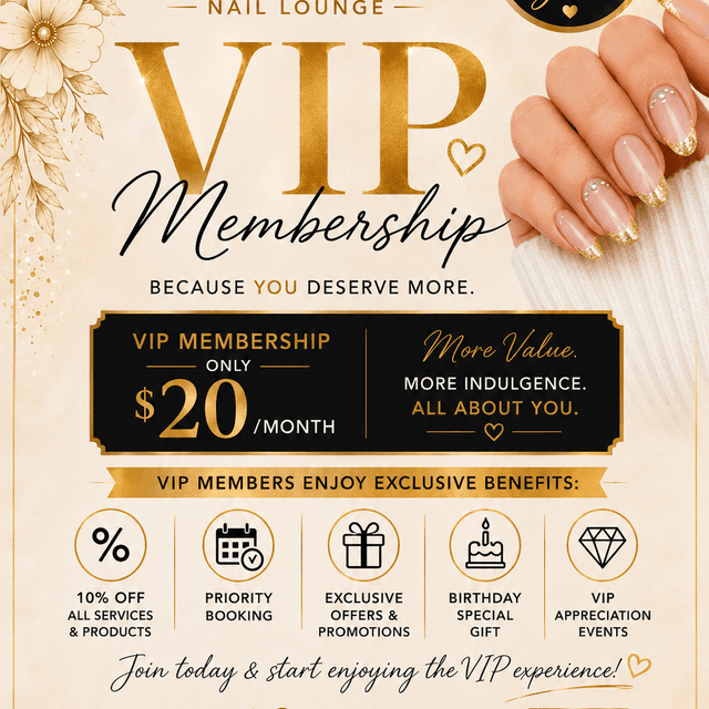 LEGACY LUXE VIP EXPERIENCE at Legacy Nail Lounge in Greenacres, FL